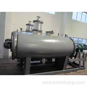 Vacuum rake dryer for battery materials drying machine